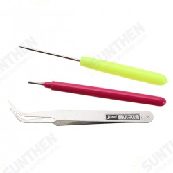 3PCS Strips Paper Quilling Tools Set Origami Tweezer Needle DIY Tool Kit 3PCS Strips Paper Quilling Tools Set Origami Tweezer Needle DIY Tool Kit