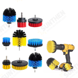 3Pcs 2/3.5/4 Inch Electric Drill Brush Tile Grout Power Scrubber Tub Cleaning Brush Red Blue Yellow 3Pcs 2/3.5/4 Inch Electric Drill Brush Tile Grout Power Scrubber Tub Cleaning Brush Red Blue Yellow