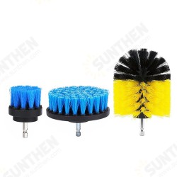 3Pcs 2/3.5/4 Inch Electric Drill Brush Tile Grout Power Scrubber Tub Cleaning Brush Red Blue Yellow 3Pcs 2/3.5/4 Inch Electric Drill Brush Tile Grout Power Scrubber Tub Cleaning Brush Red Blue Yellow