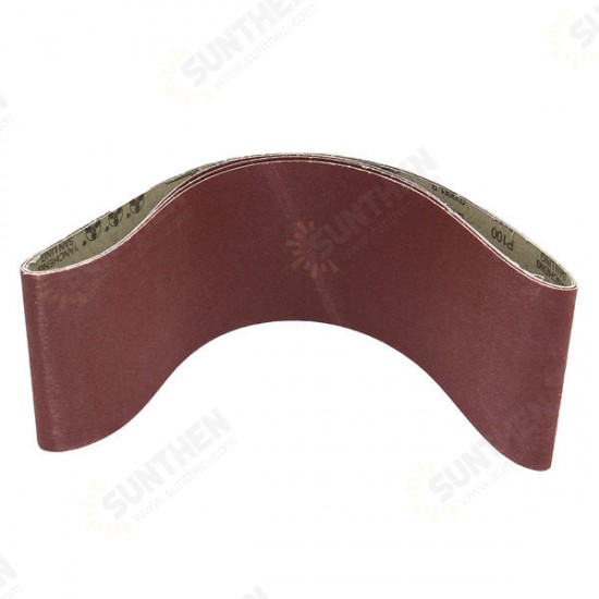 3Pcs 6X48 Inch Sanding Belts Aluminium Oxide 100 Grits Abrasive Sanding Belts 3Pcs 6X48 Inch Sanding Belts Aluminium Oxide 100 Grits Abrasive Sanding Belts
