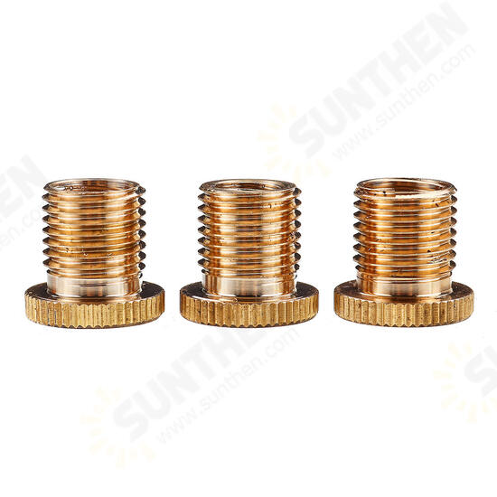 3Pcs Gear Shift Knob Thread Adapter Nuts Insert M10x1.25 & M10x1.5 & M8x1.25 3Pcs Gear Shift Knob Thread Adapter Nuts Insert M10x1.25 & M10x1.5 & M8x1.25