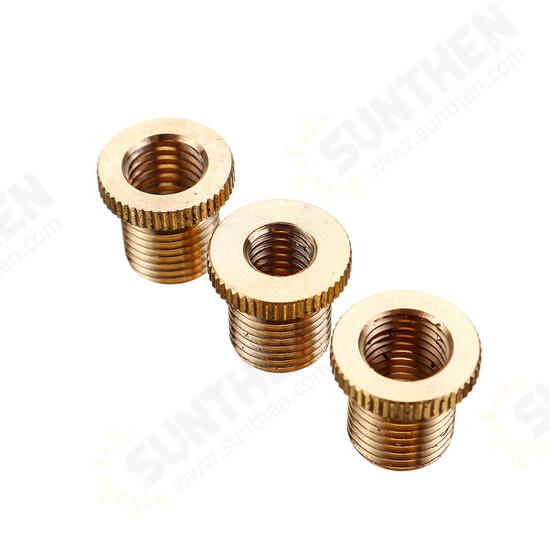 3Pcs Gear Shift Knob Thread Adapter Nuts Insert M10x1.25 & M10x1.5 & M8x1.25 3Pcs Gear Shift Knob Thread Adapter Nuts Insert M10x1.25 & M10x1.5 & M8x1.25