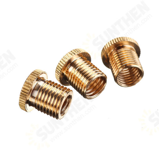 3Pcs Gear Shift Knob Thread Adapter Nuts Insert M10x1.25 & M10x1.5 & M8x1.25 3Pcs Gear Shift Knob Thread Adapter Nuts Insert M10x1.25 & M10x1.5 & M8x1.25