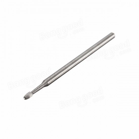 3mm Electric Carbide Nail Drill Bit Silver Nail Art Drill File Bits