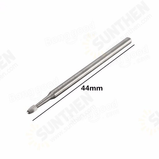 3mm Electric Carbide Nail Drill Bit Silver Nail Art Drill File Bits