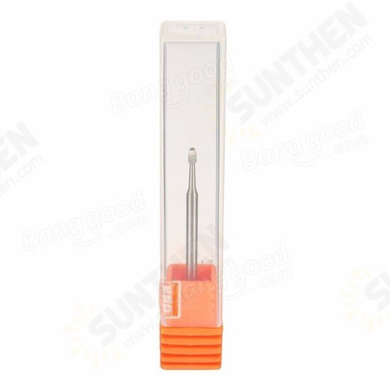 3mm Electric Carbide Nail Drill Bit Silver Nail Art Drill File Bits