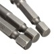3pc Socket Adaptor Set 1/4 3/8 1/2 Inch Cordless Hex Drill Bit
