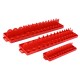 3pcs 1/4 3/8 1/2 Inch Socket Tray Set SAE Rail Rack Holder Storage Organizer Shelf Stand Socket Holder