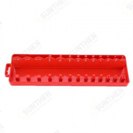 3pcs 1/4 3/8 1/2 Inch Socket Tray Set SAE Rail Rack Holder Storage Organizer Shelf Stand Socket Holder 3pcs 1/4 3/8 1/2 Inch Socket Tray Set SAE Rail Rack Holder Storage Organizer Shelf Stand Socket Holder