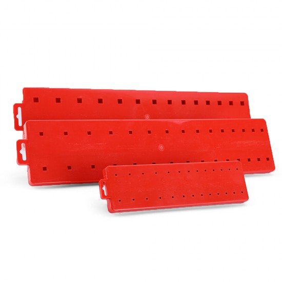 3pcs 1/4 3/8 1/2 Inch Socket Tray Set SAE Rail Rack Holder Storage Organizer Shelf Stand Socket Holder