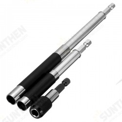 3pcs 1/4 Inch Hex Magnetic 80/120mm Screwdriver Bit Holder and 60mm Socket Extension Bar 3pcs 1/4 Inch Hex Magnetic 80/120mm Screwdriver Bit Holder and 60mm Socket Extension Bar