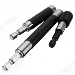 3pcs 1/4 Inch Hex Magnetic 80/120mm Screwdriver Bit Holder and 60mm Socket Extension Bar 3pcs 1/4 Inch Hex Magnetic 80/120mm Screwdriver Bit Holder and 60mm Socket Extension Bar