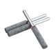 3pcs 5/32 Inch Diamond Grinding Head Grinding Stone Set Chainsaw Sharpener Burr Stone Round File