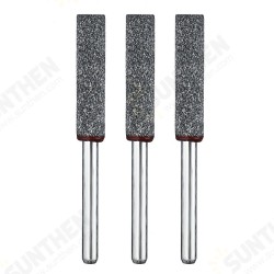 3pcs 5/32 Inch Diamond Grinding Head Grinding Stone Set Chainsaw Sharpener Burr Stone Round File 3pcs 5/32 Inch Diamond Grinding Head Grinding Stone Set Chainsaw Sharpener Burr Stone Round File