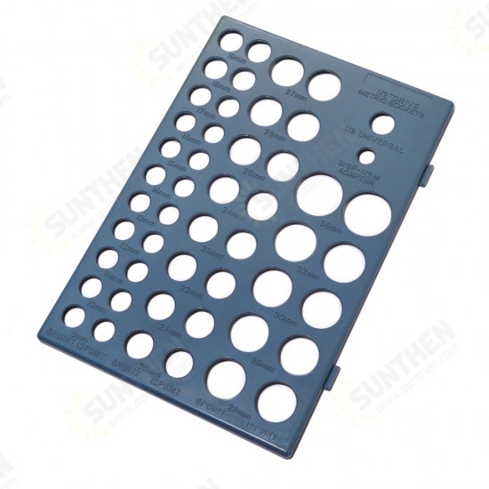 3pcs Multifunctional Sleeve Socket Organizer Tray Rack Storage Holder Metric Imperial Storage Holder 3pcs Multifunctional Sleeve Socket Organizer Tray Rack Storage Holder Metric Imperial Storage Holder