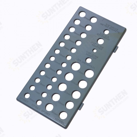 3pcs Multifunctional Sleeve Socket Organizer Tray Rack Storage Holder Metric Imperial Storage Holder 3pcs Multifunctional Sleeve Socket Organizer Tray Rack Storage Holder Metric Imperial Storage Holder