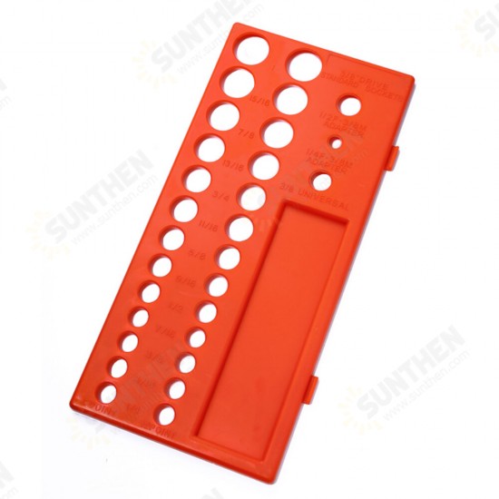 3pcs Multifunctional Sleeve Socket Organizer Tray Rack Storage Holder Metric Imperial Storage Holder 3pcs Multifunctional Sleeve Socket Organizer Tray Rack Storage Holder Metric Imperial Storage Holder