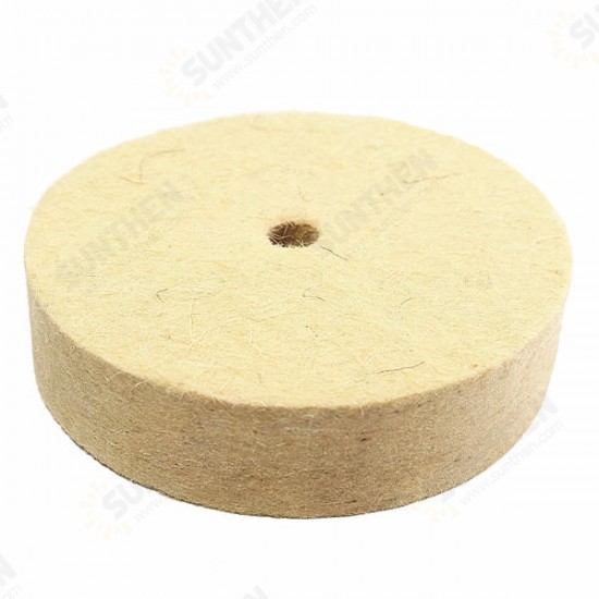 4 Inch 100mm Polishing Buffing Wheel Wool Felt Polisher Disc Pad