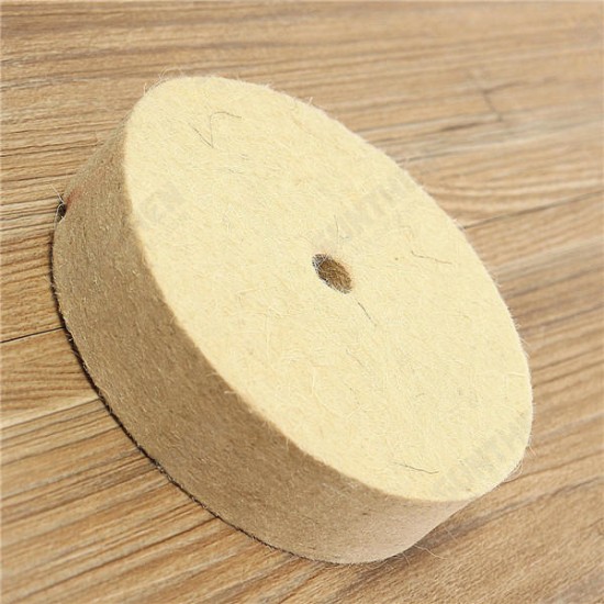 4 Inch 100mm Polishing Buffing Wheel Wool Felt Polisher Disc Pad