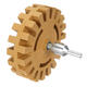 4 Inch Rubber Decal Eraser Caramel Wheel Removal with Power Drill Arbor Drill Adapter 4 Inch Rubber Decal Eraser Caramel Wheel Removal with Power Drill Arbor Drill Adapter