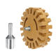 4 Inch Rubber Decal Eraser Caramel Wheel Removal with Power Drill Arbor Drill Adapter 4 Inch Rubber Decal Eraser Caramel Wheel Removal with Power Drill Arbor Drill Adapter