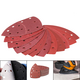 40pcs 152*105 11 Hole Triangle Palm Type Separation Sandpaper Pads Set 40/60/80/120/180 Grit Sander Disc Abrasive Fit Polishing Tools 40pcs 152*105 11 Hole Triangle Palm Type Separation Sandpaper Pads Set 40/60/80/120/180 Grit Sander Disc Abrasive Fit Polishing Tools