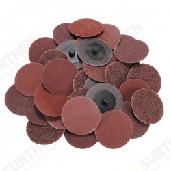 40pcs 2 Inch Roll Lock Sanding Disc 24/60/120/240 Grit Sandpaper 40pcs 2 Inch Roll Lock Sanding Disc 24/60/120/240 Grit Sandpaper