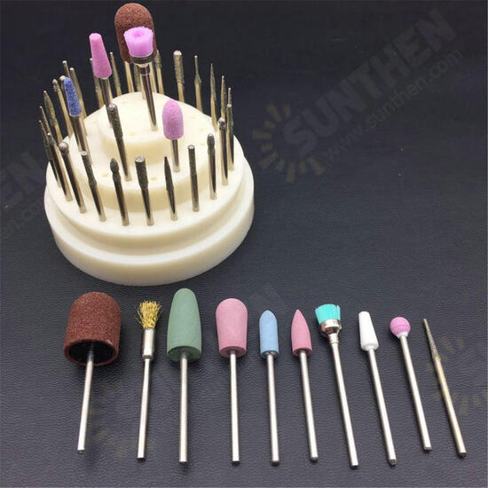 45Pcs Ceramics Tungsten Steel Gel Removal Manicure Tool Set Abrasive Tool