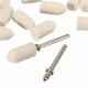 45pcs Wool Polishing Head Buffing Wheel For Dremel Rotary Tool With 2 Conecting Rods 45pcs Wool Polishing Head Buffing Wheel For Dremel Rotary Tool With 2 Conecting Rods