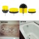 4Pcs 2/3.5/4/5 Inch Electric Drill Brush Yellow/Blue Cleaning Brush Tool For Bathtub Carpet 4Pcs 2/3.5/4/5 Inch Electric Drill Brush Yellow/Blue Cleaning Brush Tool For Bathtub Carpet