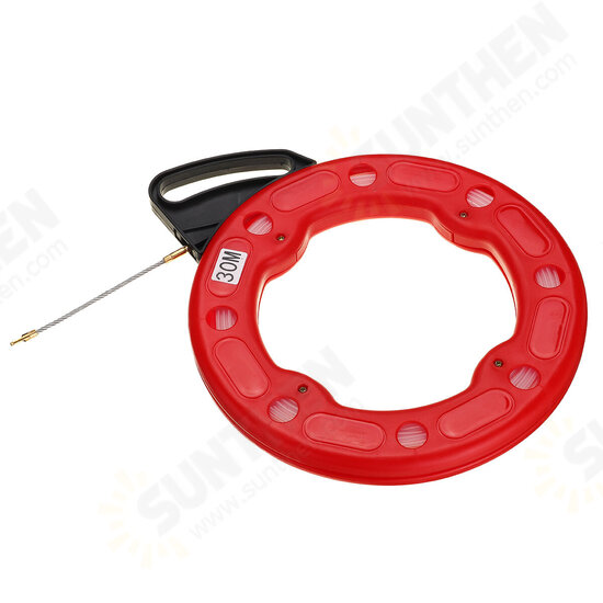 4mm Fish Tape Puller Wire 30 Meters Nylon Tape Flexible Nylon Conduit Pulling Cable Fiberglass Fish Cable 4mm Fish Tape Puller Wire 30 Meters Nylon Tape Flexible Nylon Conduit Pulling Cable Fiberglass Fish Cable