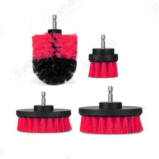 4pcs 2/3.5/4/5 Inch Drill Brush Kit Tub Cleaner Scrubber Cleaning Brushes Yellow/Red/Blue 4pcs 2/3.5/4/5 Inch Drill Brush Kit Tub Cleaner Scrubber Cleaning Brushes Yellow/Red/Blue