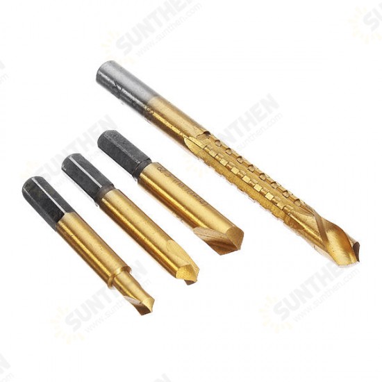 4pcs Damaged Screw Extractor Bolt Extractor Broken Screw Remover 4pcs Damaged Screw Extractor Bolt Extractor Broken Screw Remover