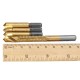 4pcs Damaged Screw Extractor Bolt Extractor Broken Screw Remover 4pcs Damaged Screw Extractor Bolt Extractor Broken Screw Remover