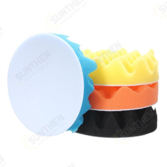 4pcs Sponge Wave Polishing Buffing Pads Kit 3/4/5/6/7 Inch for Car polisher 4pcs Sponge Wave Polishing Buffing Pads Kit 3/4/5/6/7 Inch for Car polisher