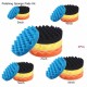 4pcs Sponge Wave Polishing Buffing Pads Kit 3/4/5/6/7 Inch for Car polisher 4pcs Sponge Wave Polishing Buffing Pads Kit 3/4/5/6/7 Inch for Car polisher