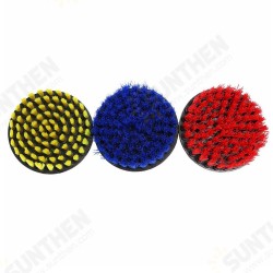 5 Inch Red/Yellow/Blue Bristle Electric Drill Brush Cleaning Brush for Dust Removal 5 Inch Red/Yellow/Blue Bristle Electric Drill Brush Cleaning Brush for Dust Removal
