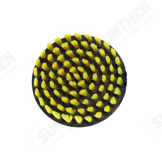 5 Inch Red/Yellow/Blue Bristle Electric Drill Brush Cleaning Brush for Dust Removal 5 Inch Red/Yellow/Blue Bristle Electric Drill Brush Cleaning Brush for Dust Removal