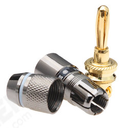 50-90VA Gold Plated Male Connector 8/12Pcs Audio Speaker Cable Wire Banana Plug Jack 50-90VA Gold Plated Male Connector 8/12Pcs Audio Speaker Cable Wire Banana Plug Jack