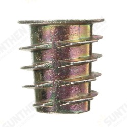 50Pcs M8 Zinc Alloy Steel Furniture Hex Drive Head Nut Screws Threaded Wood Insert 50Pcs M8 Zinc Alloy Steel Furniture Hex Drive Head Nut Screws Threaded Wood Insert