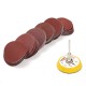 50mm 60pcs 100-2000 Grit Hook Loop Sanding Pad Sander Disc Sand Paper with 3mm Shank 50mm 60pcs 100-2000 Grit Hook Loop Sanding Pad Sander Disc Sand Paper with 3mm Shank