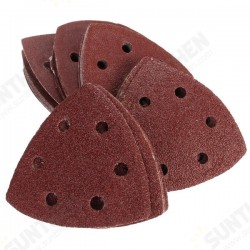 50pcs 90mm 40-180 Grit Sanding Sheets Triangle Sander Grinder Backing Paper Pads 50pcs 90mm 40-180 Grit Sanding Sheets Triangle Sander Grinder Backing Paper Pads