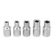 5PCS Socket Wrench Kit 1/4 Inch Drive Auto Repair Sleeve Set E4-E8 E-type Post Socket