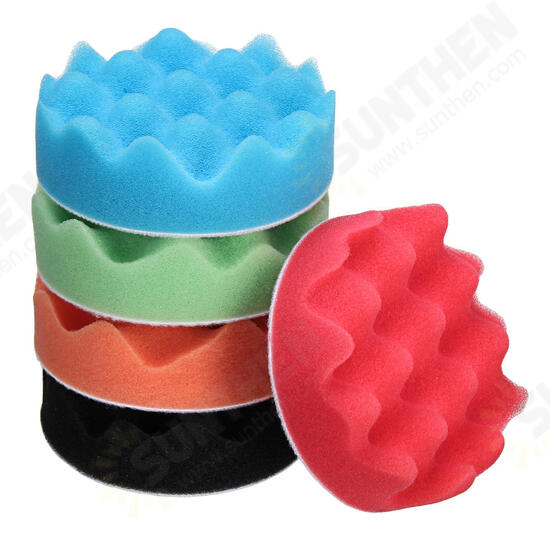5Pcs 4 Inch 5 Inch Sponge Foam Polishing Pad Waxing Buffing Mats Polisher Kit 5Pcs 4 Inch 5 Inch Sponge Foam Polishing Pad Waxing Buffing Mats Polisher Kit