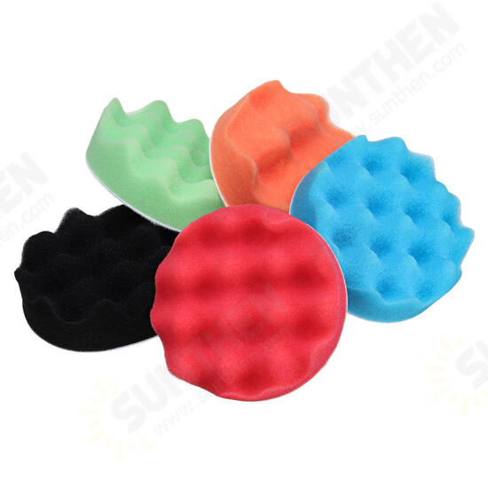 5Pcs 4 Inch 5 Inch Sponge Foam Polishing Pad Waxing Buffing Mats Polisher Kit 5Pcs 4 Inch 5 Inch Sponge Foam Polishing Pad Waxing Buffing Mats Polisher Kit