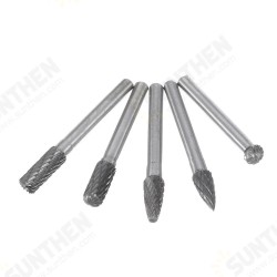 5Pcs 60x8mm Tungsten Steel Rotary File Set Grinding Head Rasp Burrs Abrasive Tool 5Pcs 60x8mm Tungsten Steel Rotary File Set Grinding Head Rasp Burrs Abrasive Tool