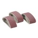 5Pcs 65x410mm Abrasive Sanding Belts 40/60/80/120 Grit Aluminium Oxide Power Tools Accessory for Grinding Polishing Sander