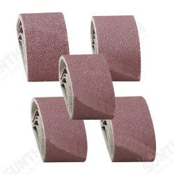 5Pcs 65x410mm Abrasive Sanding Belts 40/60/80/120 Grit Aluminium Oxide Power Tools Accessory for Grinding Polishing Sander 5Pcs 65x410mm Abrasive Sanding Belts 40/60/80/120 Grit Aluminium Oxide Power Tools Accessory for Grinding Polishing Sander