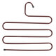 5Pcs Hanger 5 Layers S Shape Multi Clothes Layer Storage Pants Hang Storage Rack 5Pcs Hanger 5 Layers S Shape Multi Clothes Layer Storage Pants Hang Storage Rack
