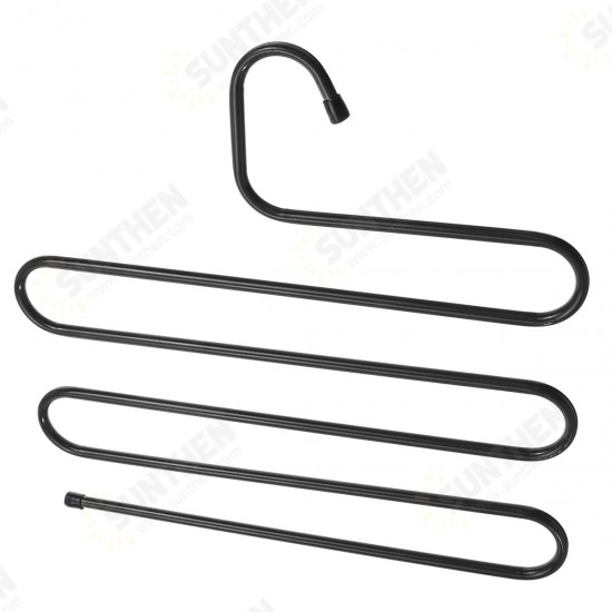 5Pcs Hanger 5 Layers S Shape Multi Clothes Layer Storage Pants Hang Storage Rack 5Pcs Hanger 5 Layers S Shape Multi Clothes Layer Storage Pants Hang Storage Rack